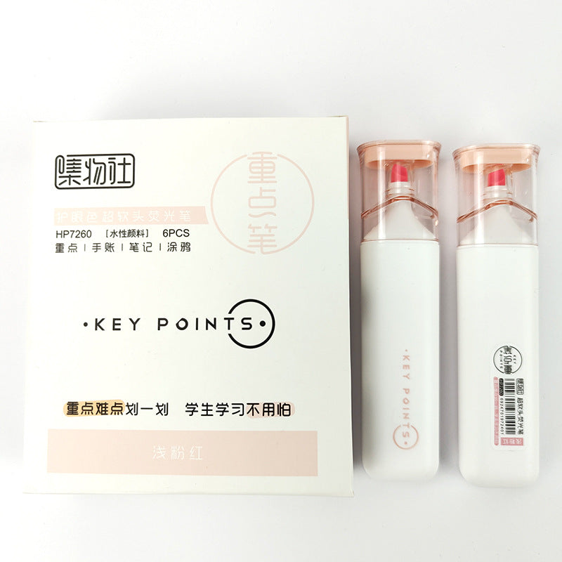 Large Capacity Soft Tip Highlighter Pen