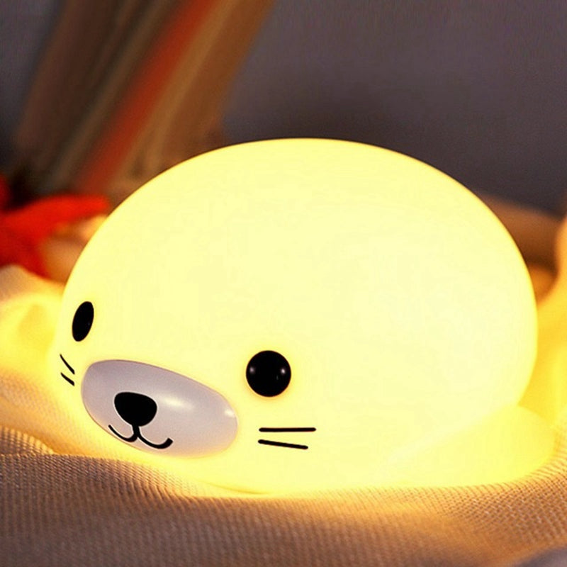 Creative Colorful Seal Night Light