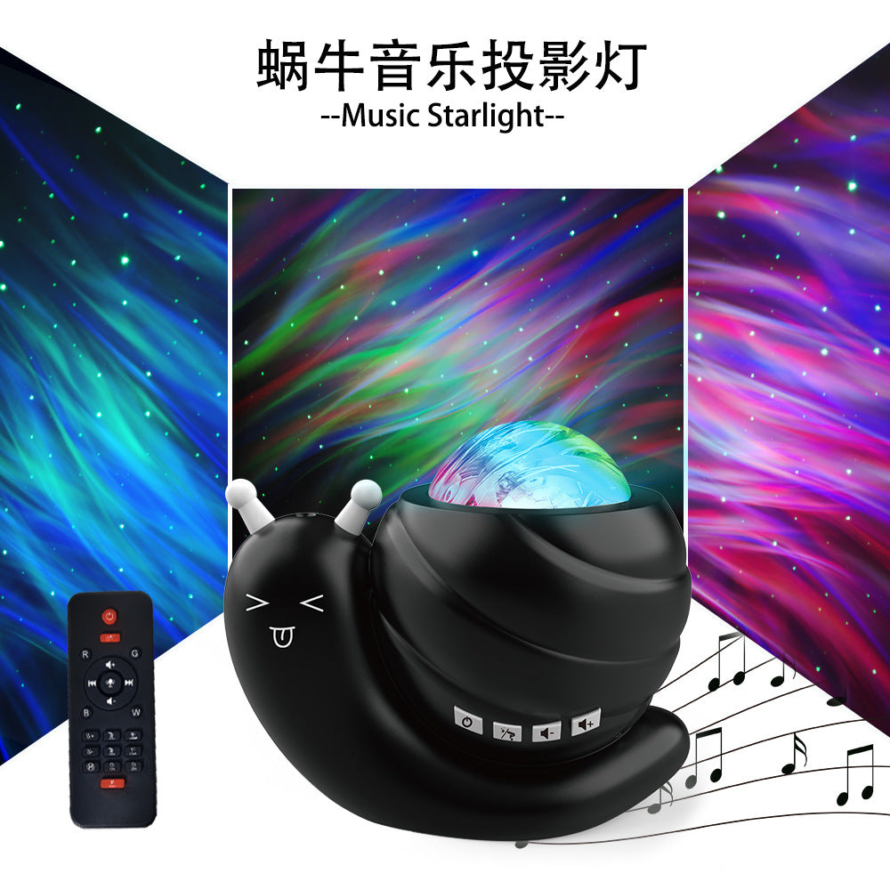 Snail Starry Sky Projector with Bluetooth Speaker
