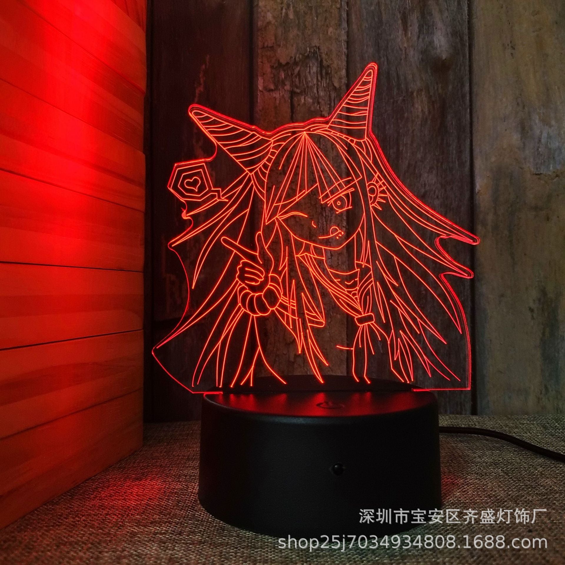 Danganronpa Series 3D USB Touch Remote Night Light