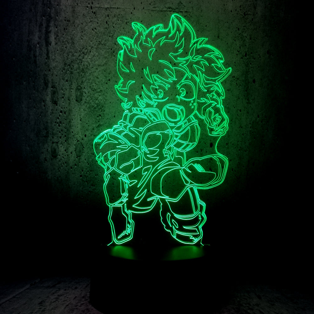 3D My Hero Academia LED Colorful Visual Night Light