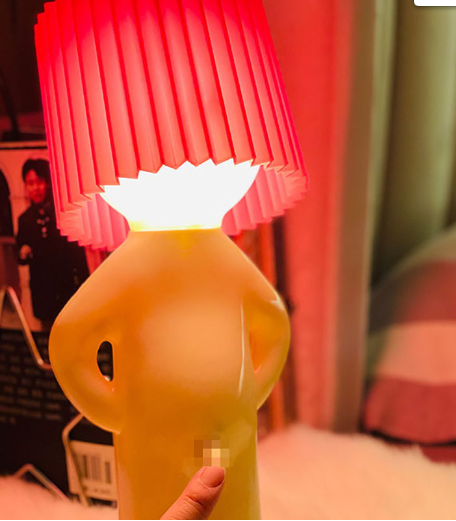 Shy Mr. P Naughty Boy Decorative Table Lamp (One Piece)