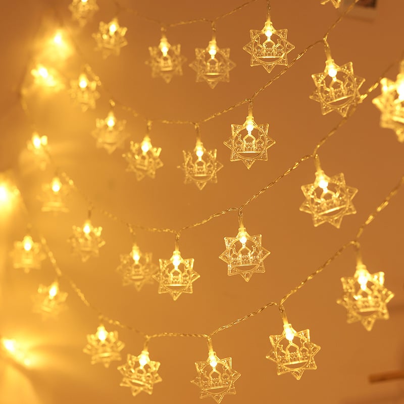 Moon String Lights for Holiday Decor