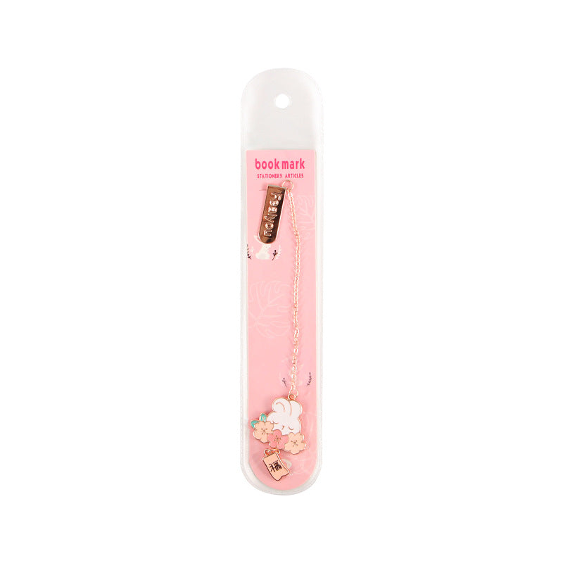 Cute Metal Bookmark Pendant Clip for Students