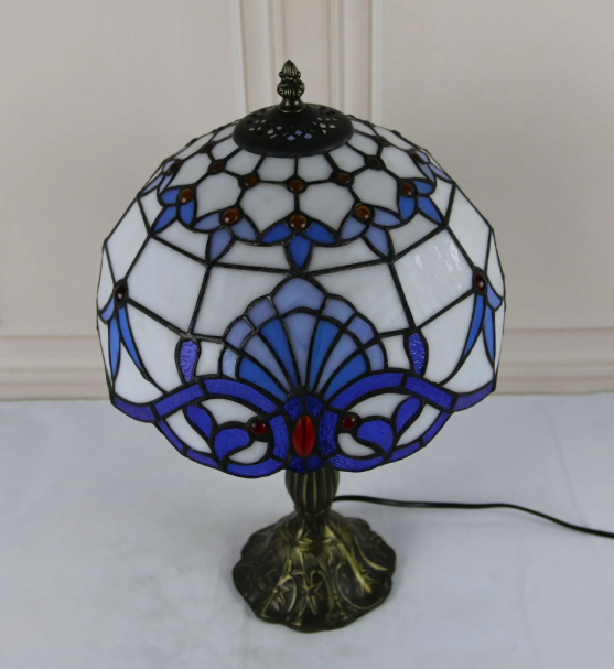 Stained Glass Bedside Table Lamp