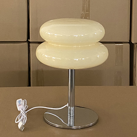 Modern Macaron Glass Table Lamp - Erna (One Set)