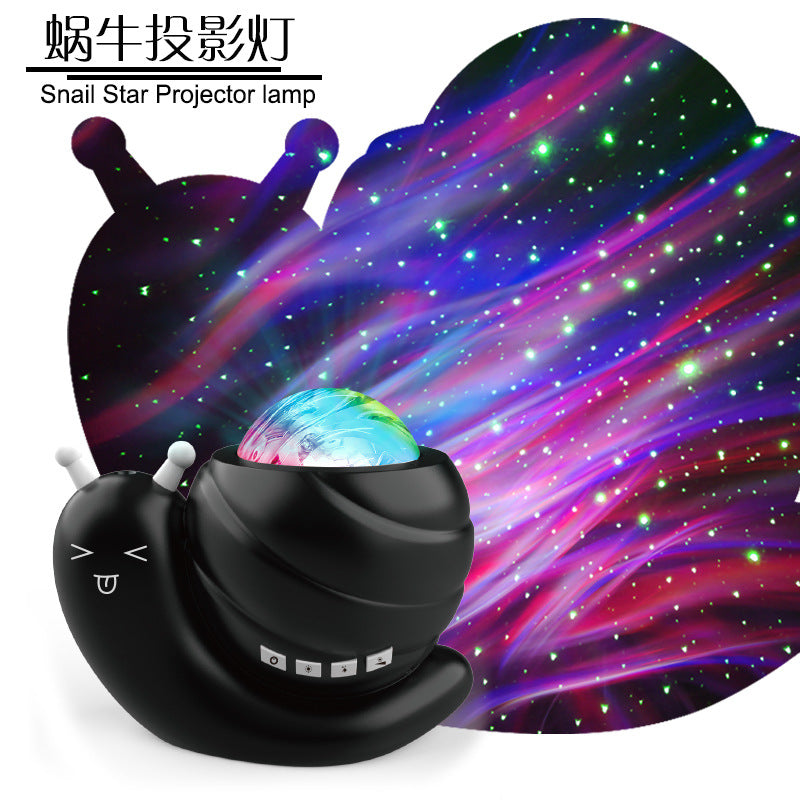 Snail Starry Sky Projector with Bluetooth Speaker