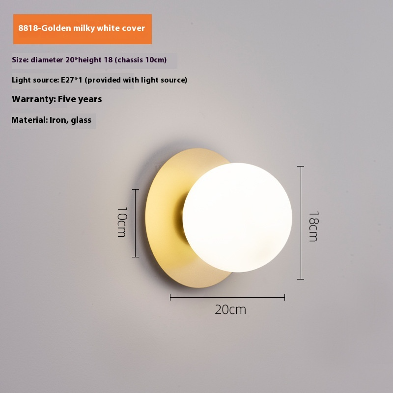 Nordic Bedside Wall Lamp