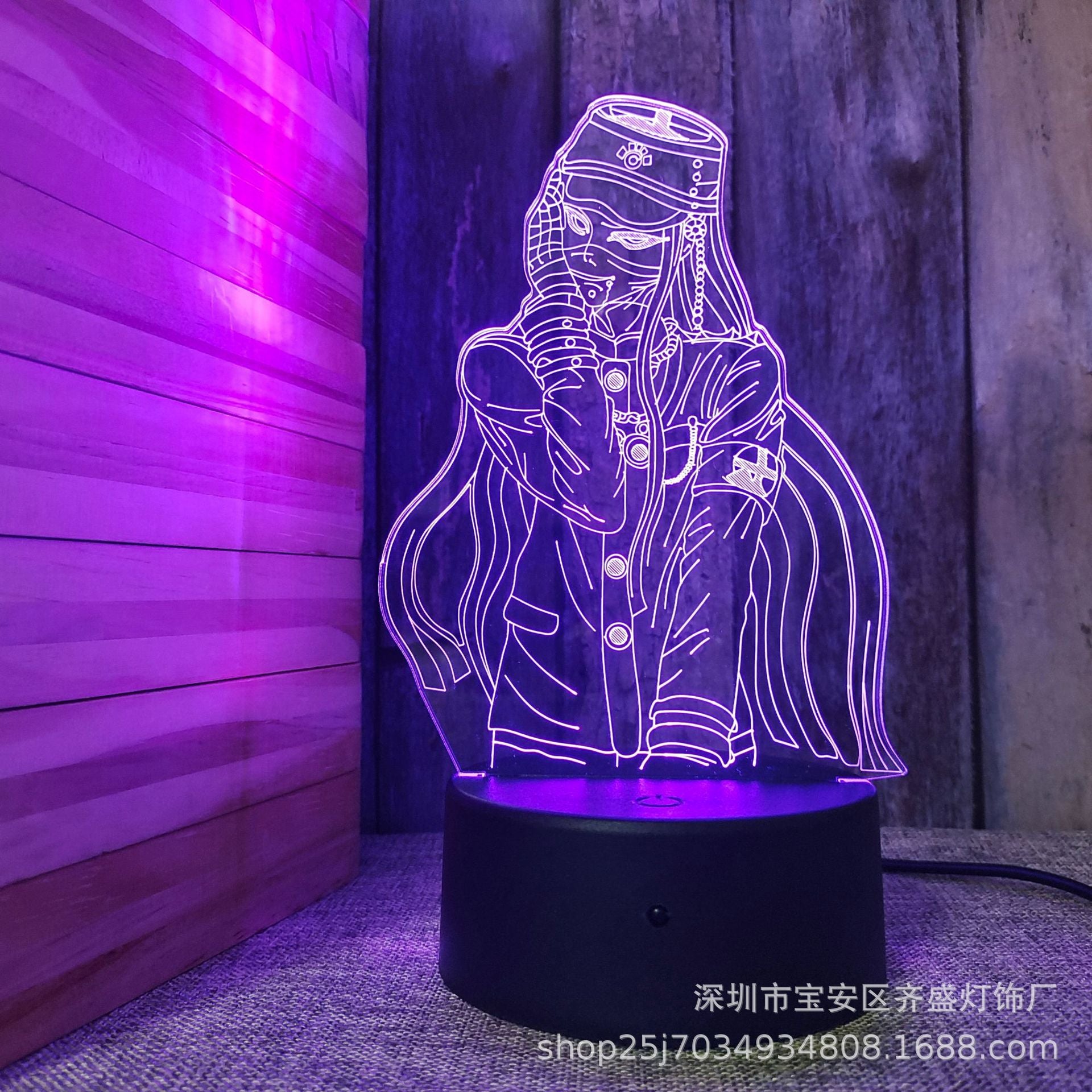 Danganronpa Series 3D USB Touch Remote Night Light