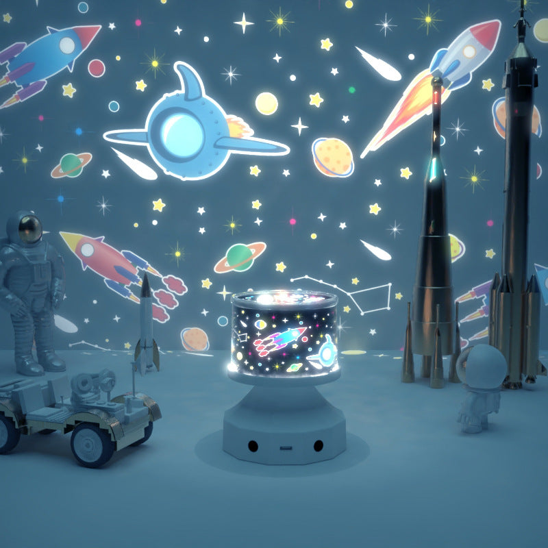 Creative Starry Sky Projector Light with Bluetooth Speaker