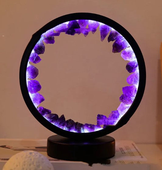 Round Crystal Lamp