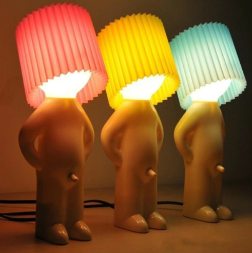 Shy Mr. P Naughty Boy Decorative Table Lamp (One Piece)