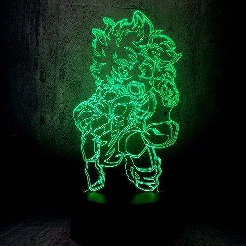 3D My Hero Academia LED Colorful Visual Night Light