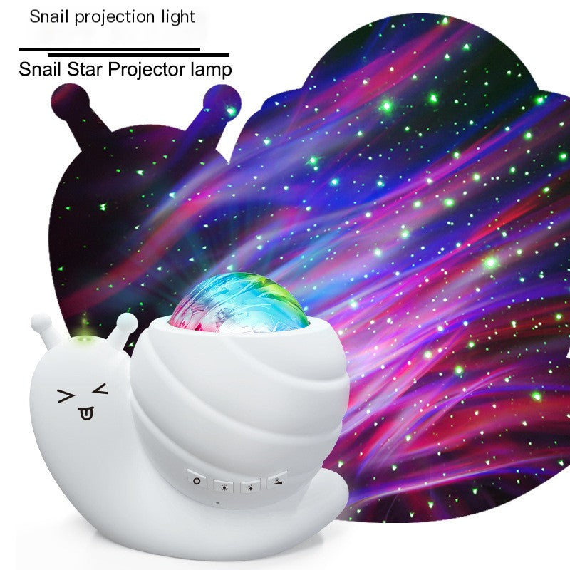 Snail Starry Sky Projector with Bluetooth Speaker