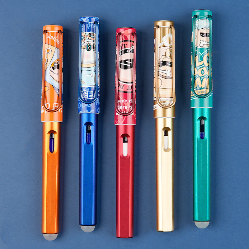Colorful Cartoon Erasable Pens for Students
