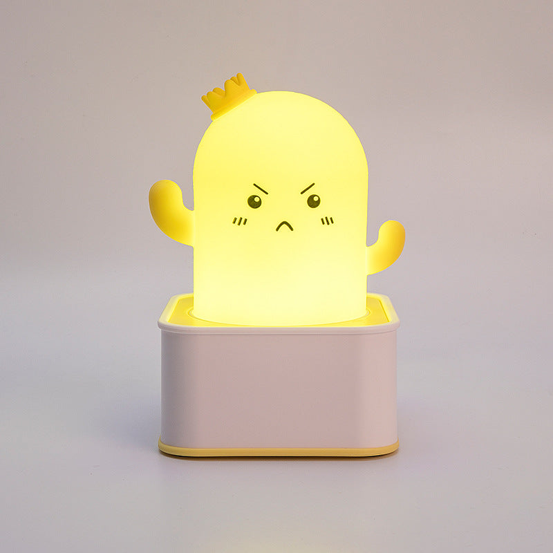 Cartoon Cactus Silicone Remote Control Night Light