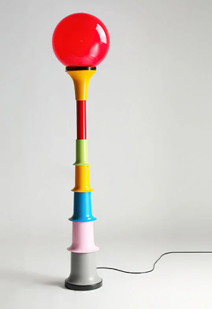 Memphis Colored Floor Lamp for Kids' Room (One Set)
