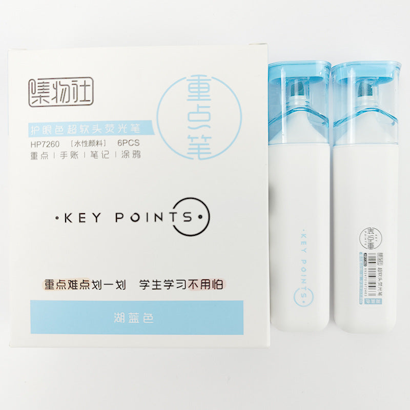 Large Capacity Soft Tip Highlighter Pen