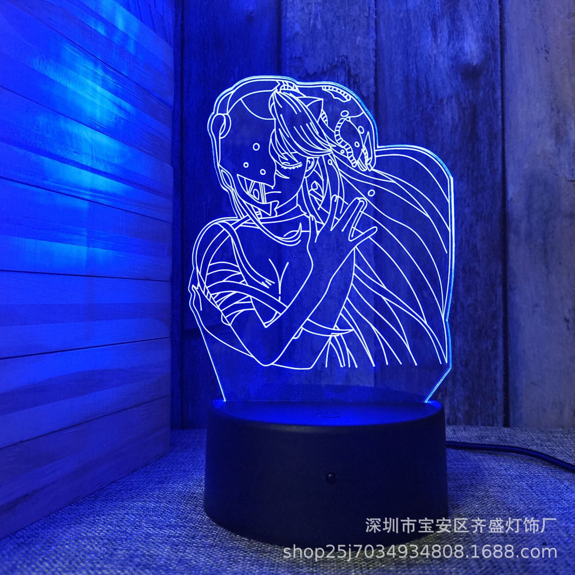 Danganronpa Series 3D USB Touch Remote Night Light