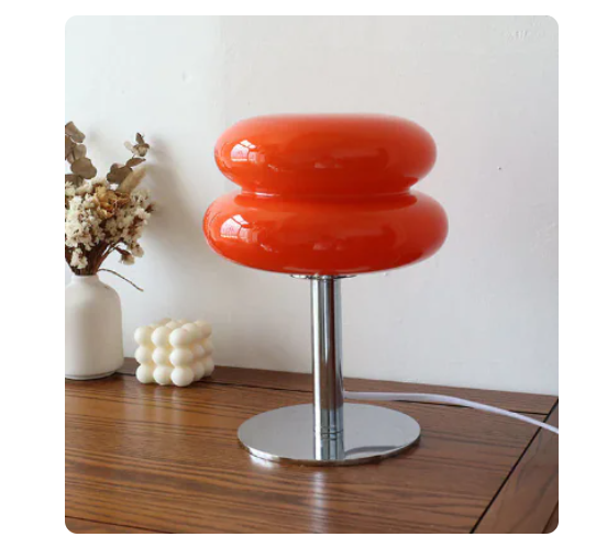 Modern Macaron Glass Table Lamp - Erna (One Set)