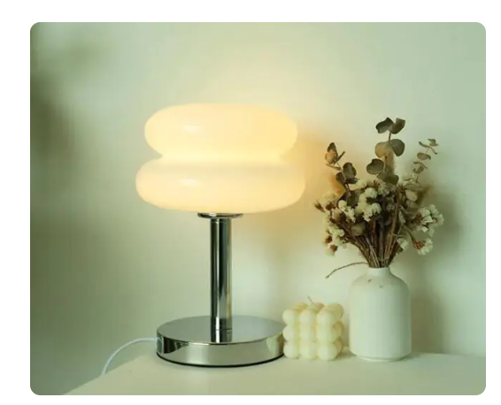 Modern Macaron Glass Table Lamp - Erna (One Set)