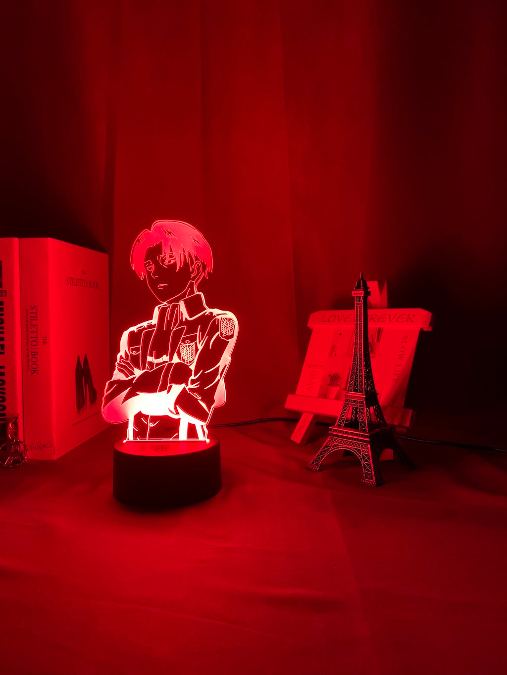 Customized LED Touch Lamp - Attack on Titan Design