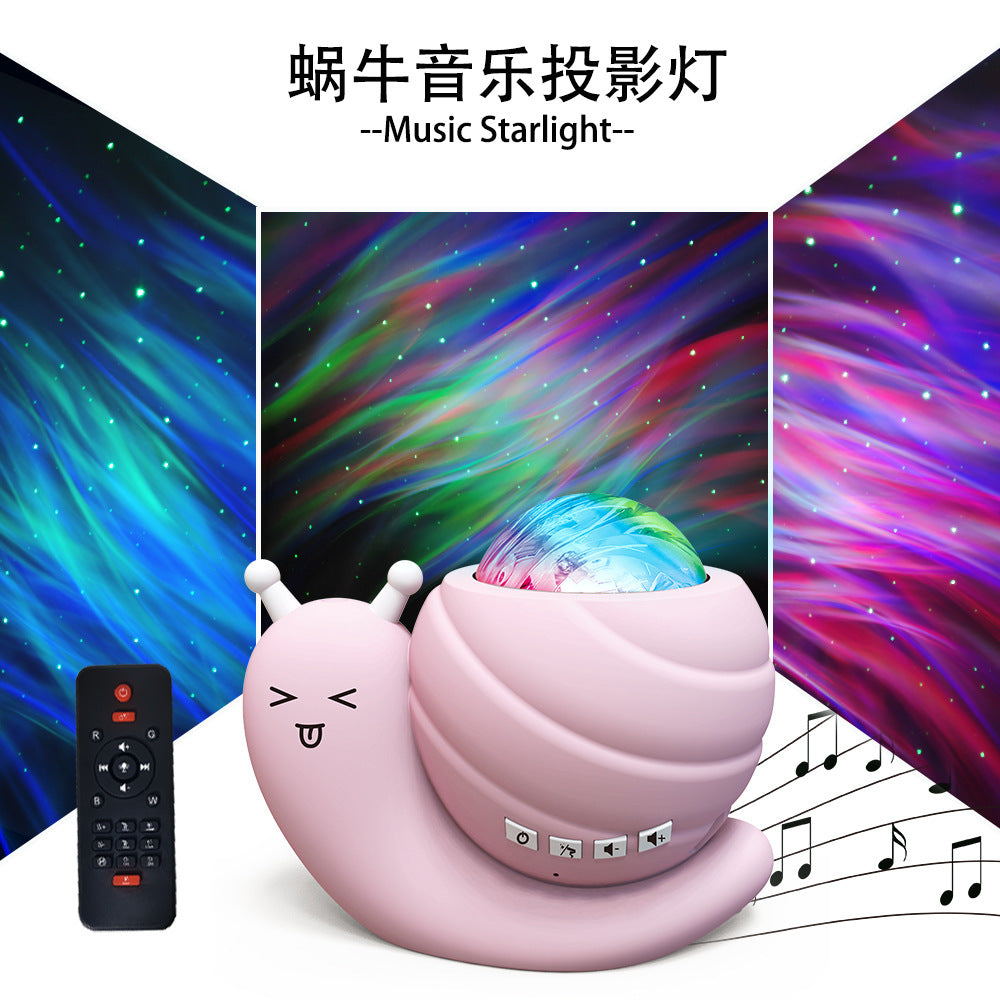 Snail Starry Sky Projector with Bluetooth Speaker