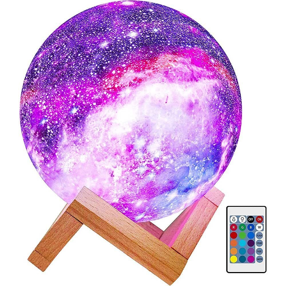 3D Moon Galaxy Light