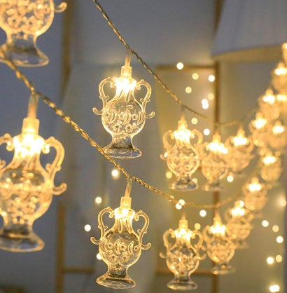 Moon String Lights for Holiday Decor