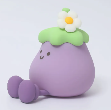 Eggplant and Broccoli Night Lamps