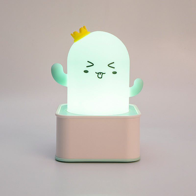 Cartoon Cactus Silicone Remote Control Night Light