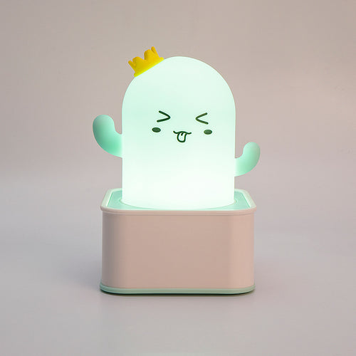 Cartoon Cactus Silicone Remote Control Night Light