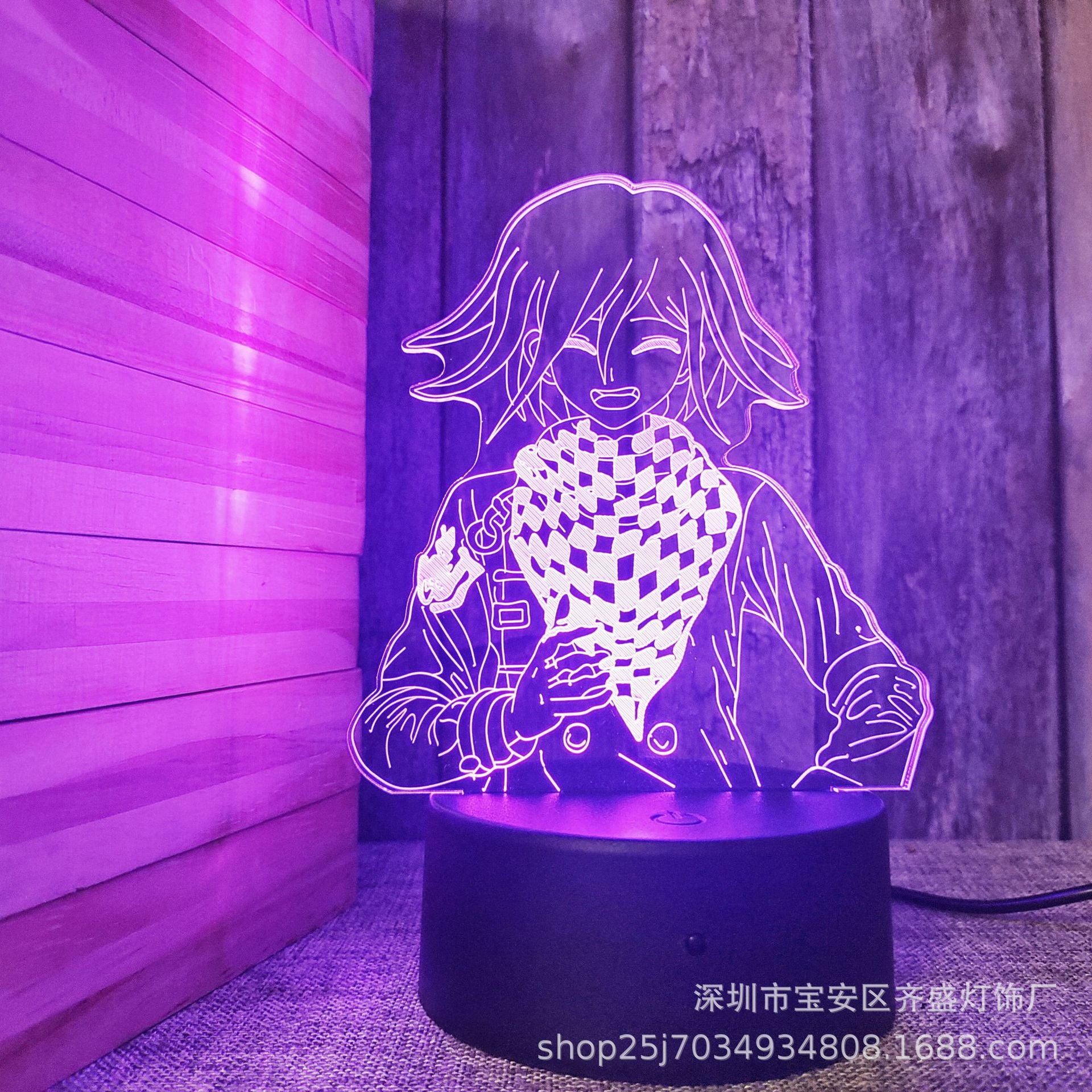 Danganronpa Series 3D USB Touch Remote Night Light