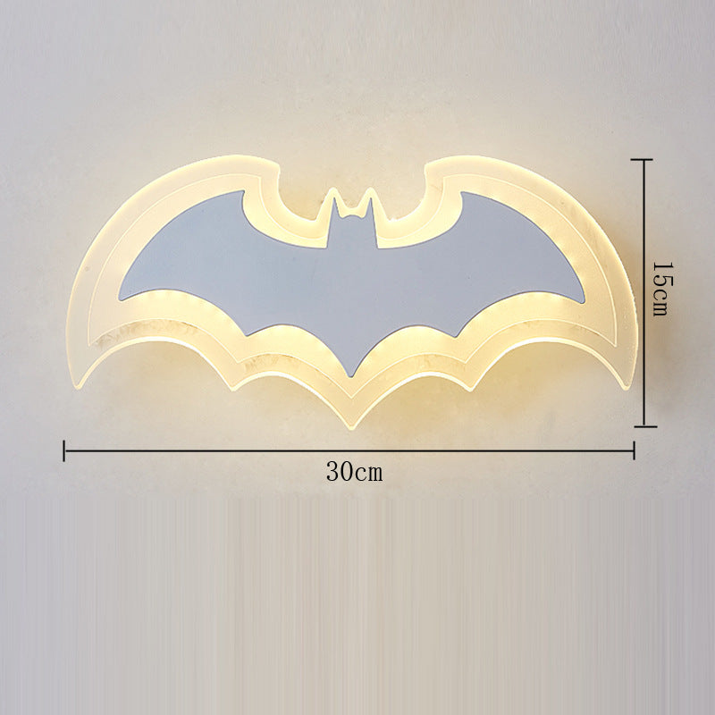 LED Acrylic Bat Wall Light