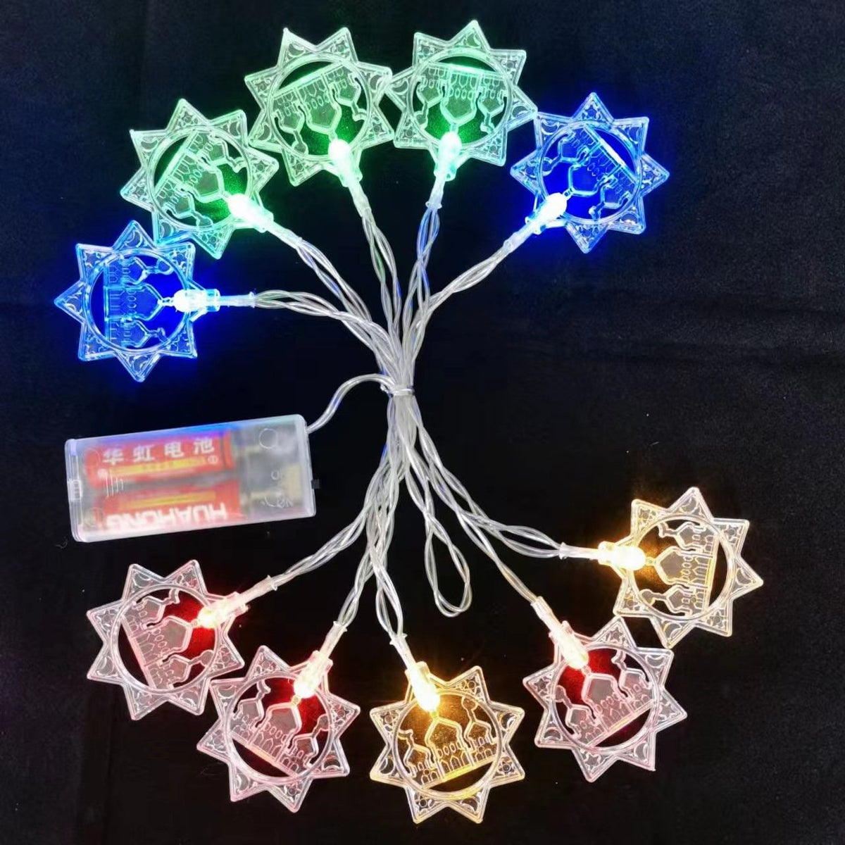 Moon String Lights for Holiday Decor