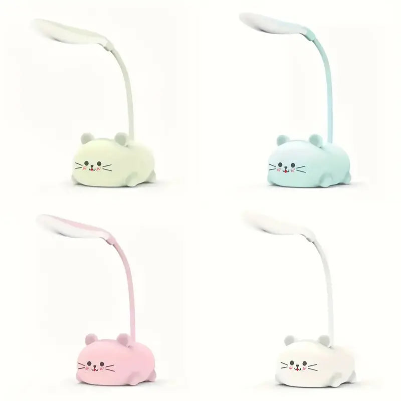 LED Cartoon Animal Desk Lamp for Students (USB Rechargeable)