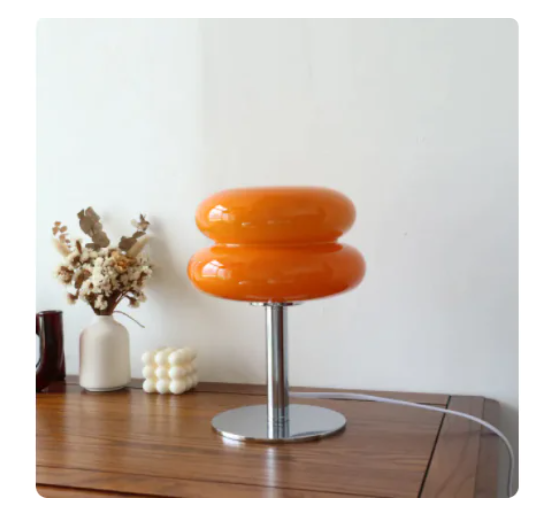 Modern Macaron Glass Table Lamp - Erna (One Set)