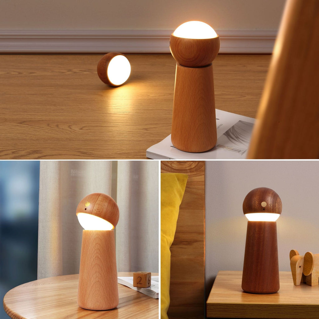 Voice-Controlled Smart Wooden Night Light