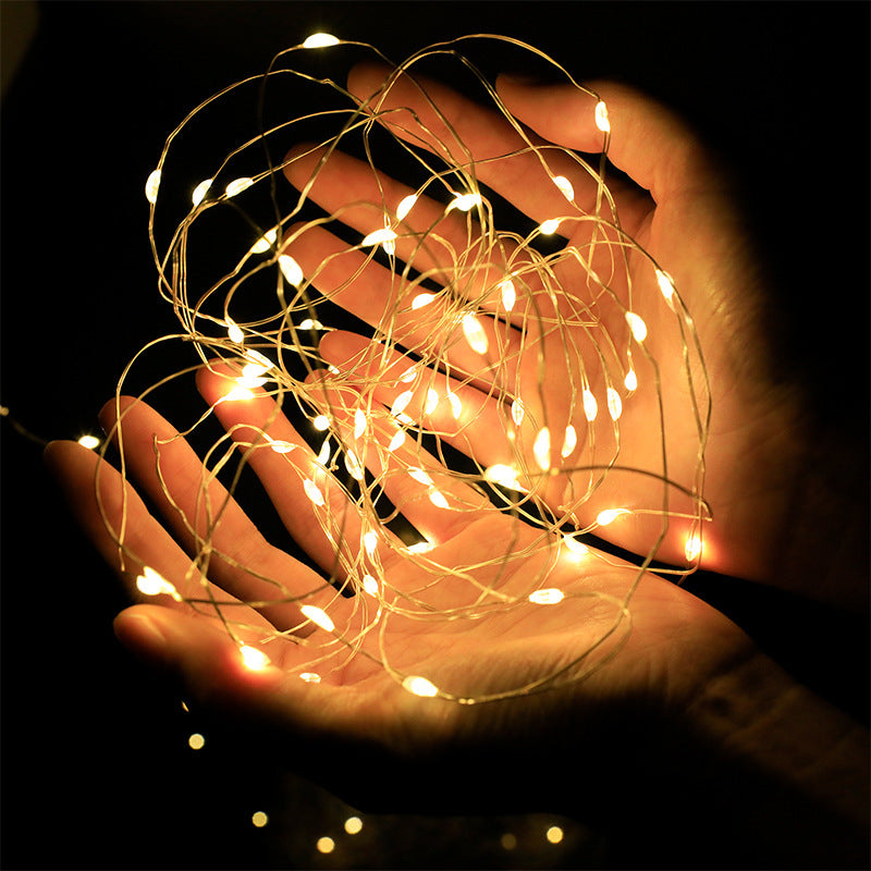 Copper Wire Fairy Lights (Battery operated LED)