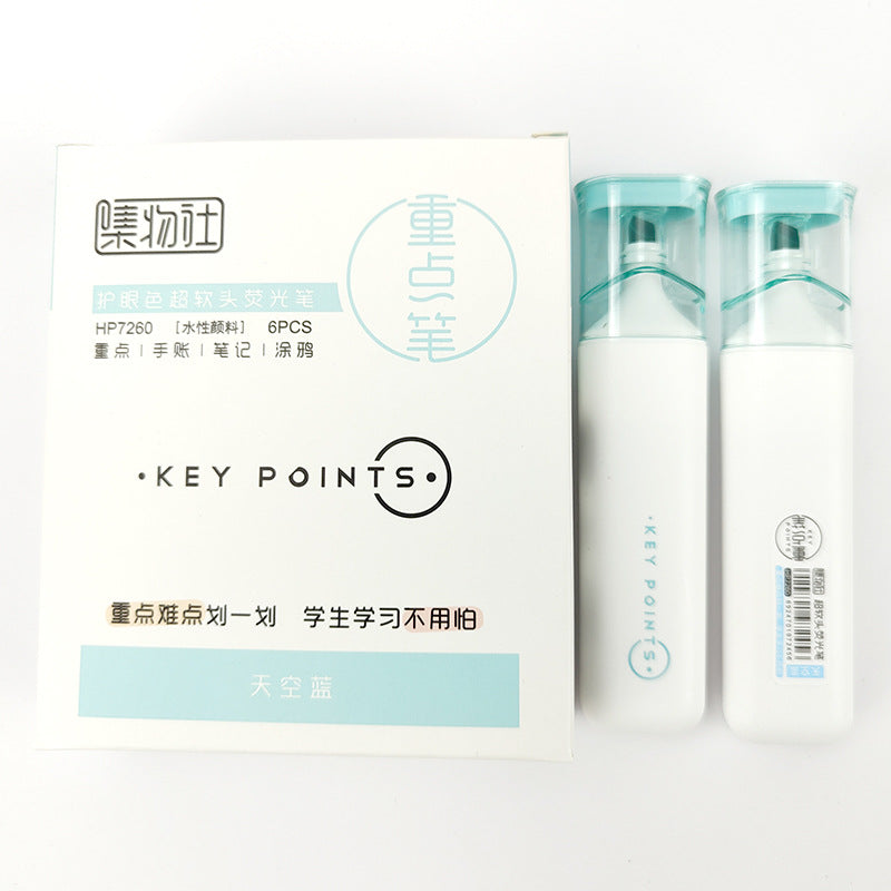 Large Capacity Soft Tip Highlighter Pen