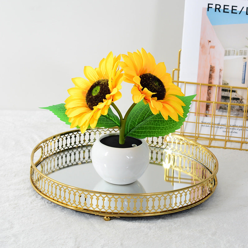 Touch Rechargeable LED Sunflower Night Light Bouquet
