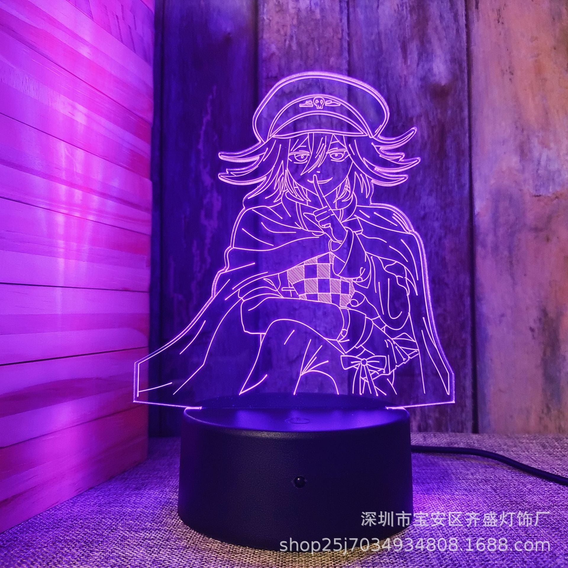 Danganronpa Series 3D USB Touch Remote Night Light