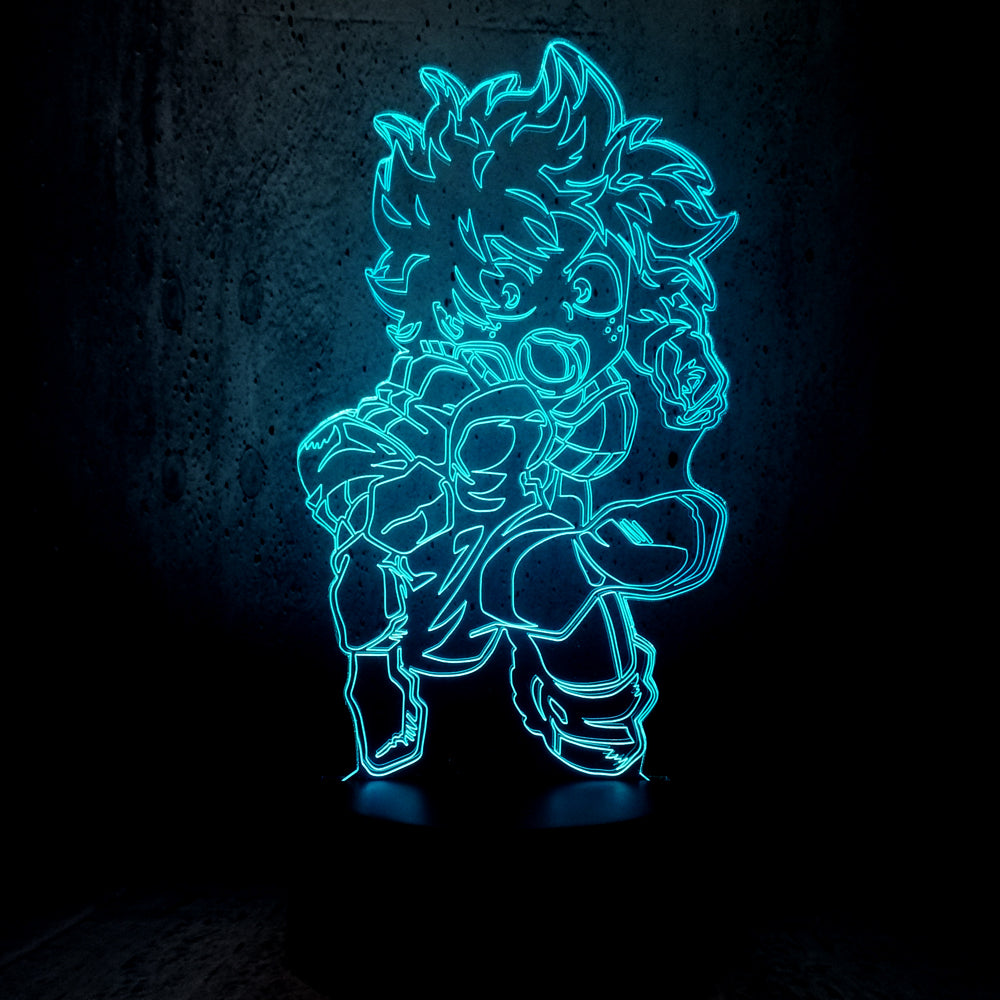3D My Hero Academia LED Colorful Visual Night Light