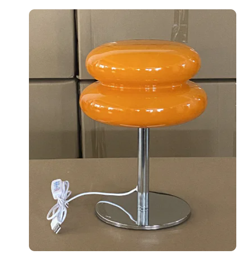 Modern Macaron Glass Table Lamp - Erna (One Set)