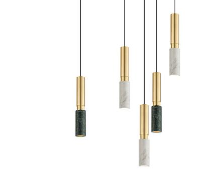 Modern Marble Pendant Lamp for Bedroom and Bar (One)