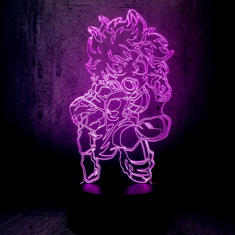 3D My Hero Academia LED Colorful Visual Night Light