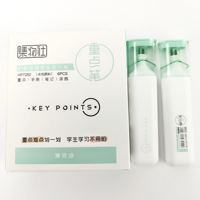 Large Capacity Soft Tip Highlighter Pen