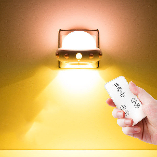 Creative UFO LED Night Light with Remote Control