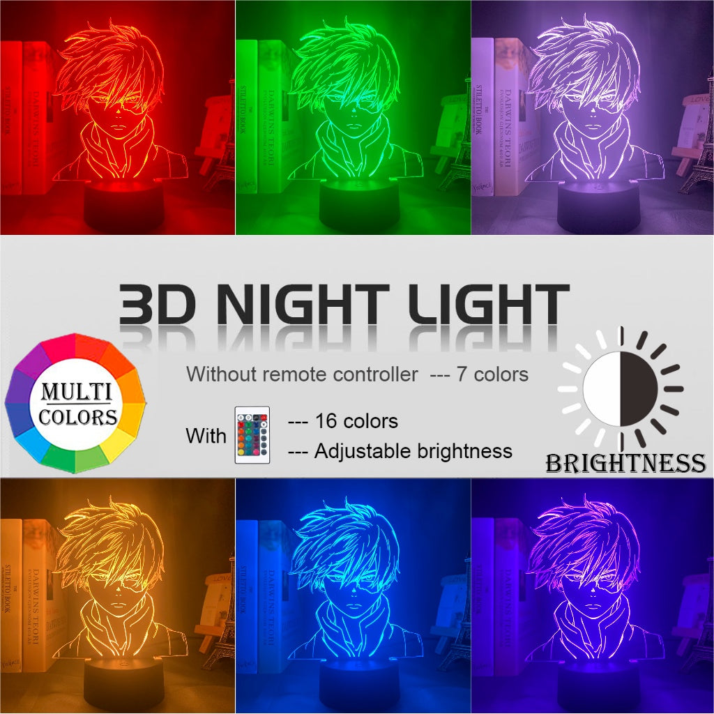 My Hero Academia Shoto Todoroki LED Night Light