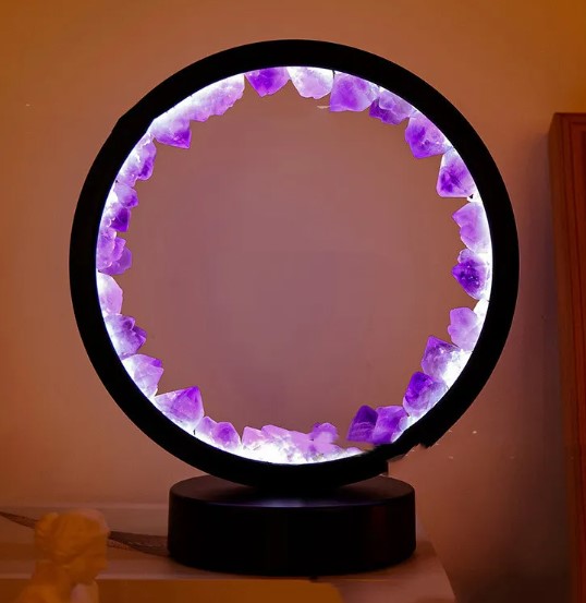 Round Crystal Lamp